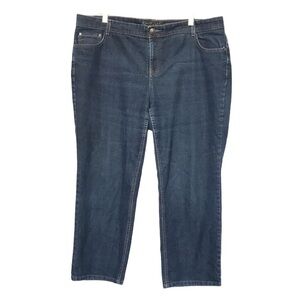𝅺CHARTER Club Jeans classic fit woman petite high waist jeans size 18WP
